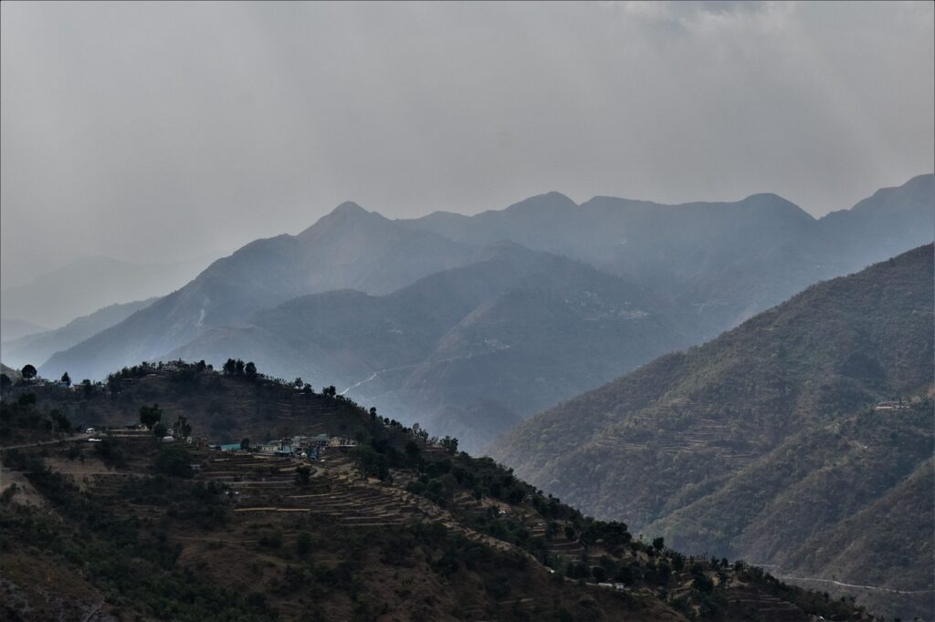 mountains, lesser himalayas, doon valley, shivalik range, dehradun, uttarakhand, india, agriculture, terrace farming, landscape, nature, dehradun, dehradun, dehradun, dehradun, dehradun